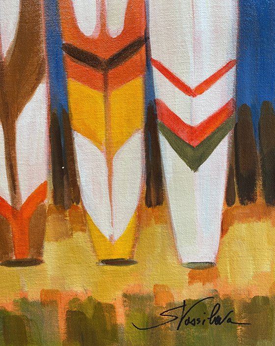 Surfboards by the Beach
