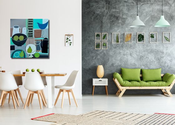 Still Life with a Blue Bird