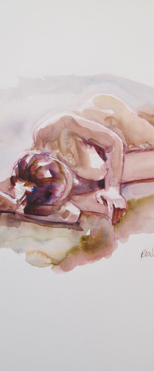 reclining female nude by Rory O’Neill