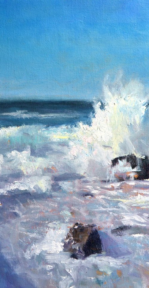 Crashing Wave by JON PAUL WILSON