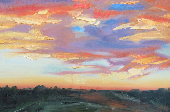 As the sun goes down