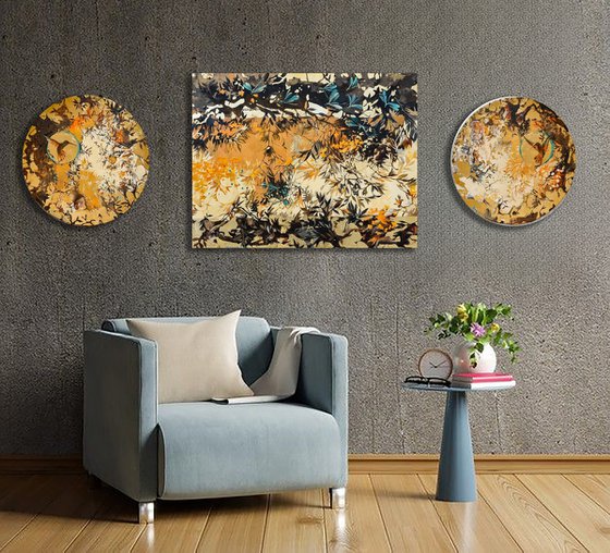 Space. Triptych