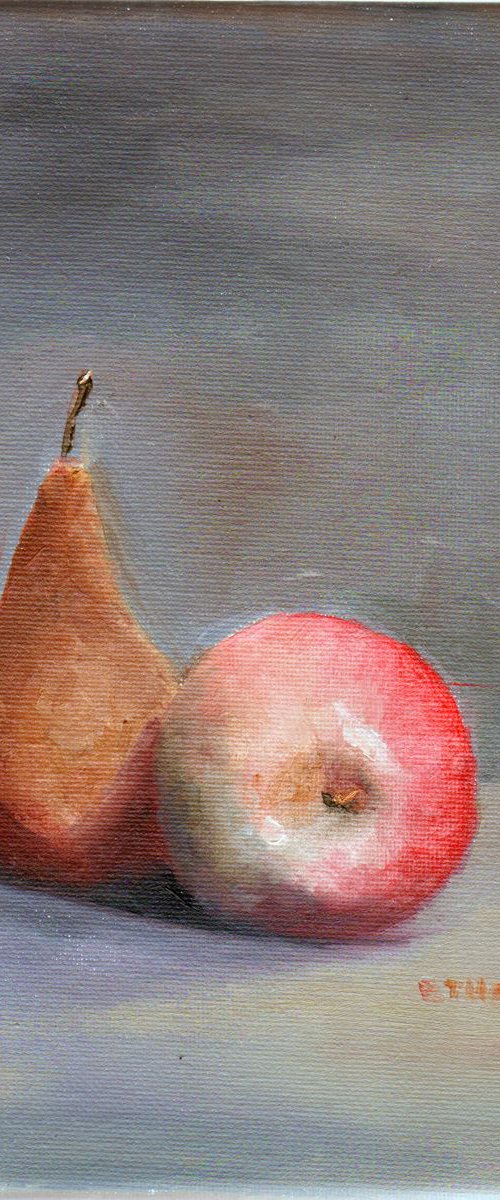 Apple & Bosc Pear - Zorn Palette by Elizabeth B. Tucker
