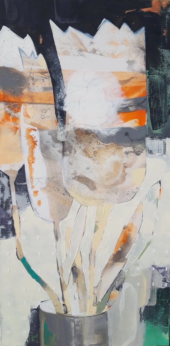 Flowers By Lesya Ros, 24 X 47, Artwork For Sale On Artfinder