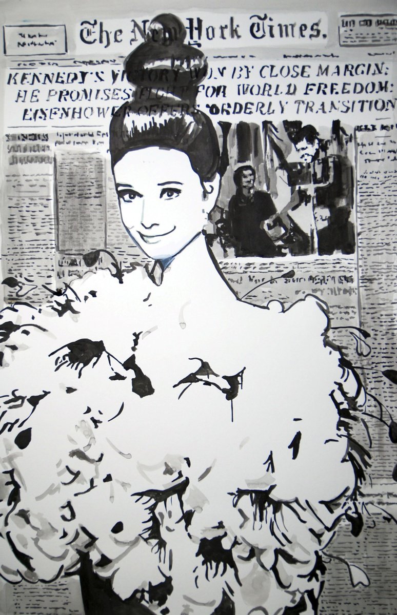 Audrey Hepburn by Alexandra Djokic