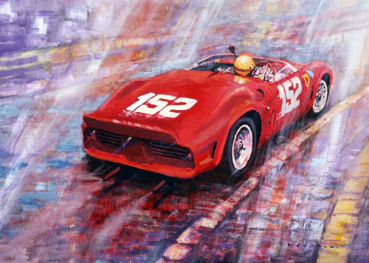1962 Targa Florio Ferrari Dino 246 SP R Rodrigues by Yuriy Shevchuk