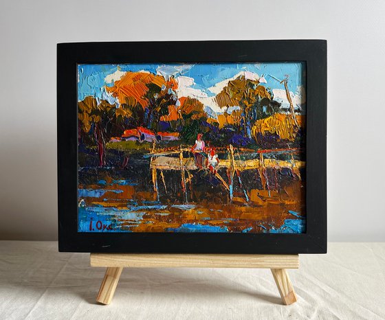 Evening freshness by the river