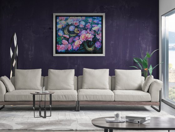 Dangerous beauty. Snake