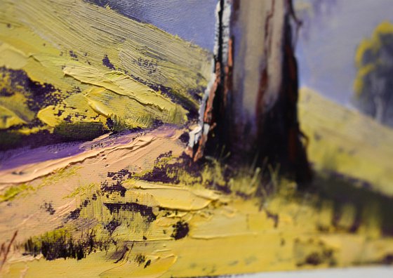 Australian Gum Tree Landscape