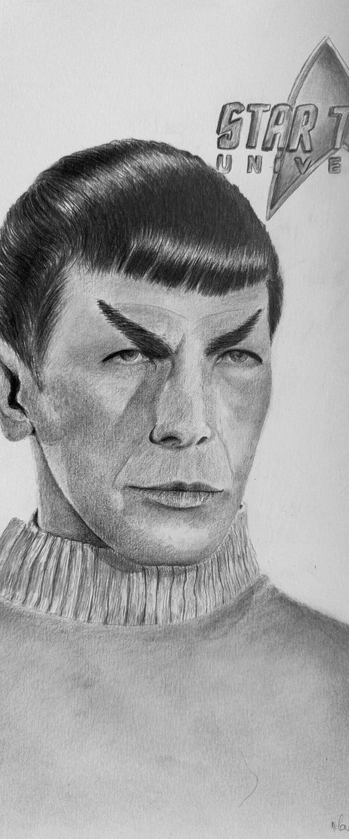 SPOCK …. From Star Trek by Maxine Taylor