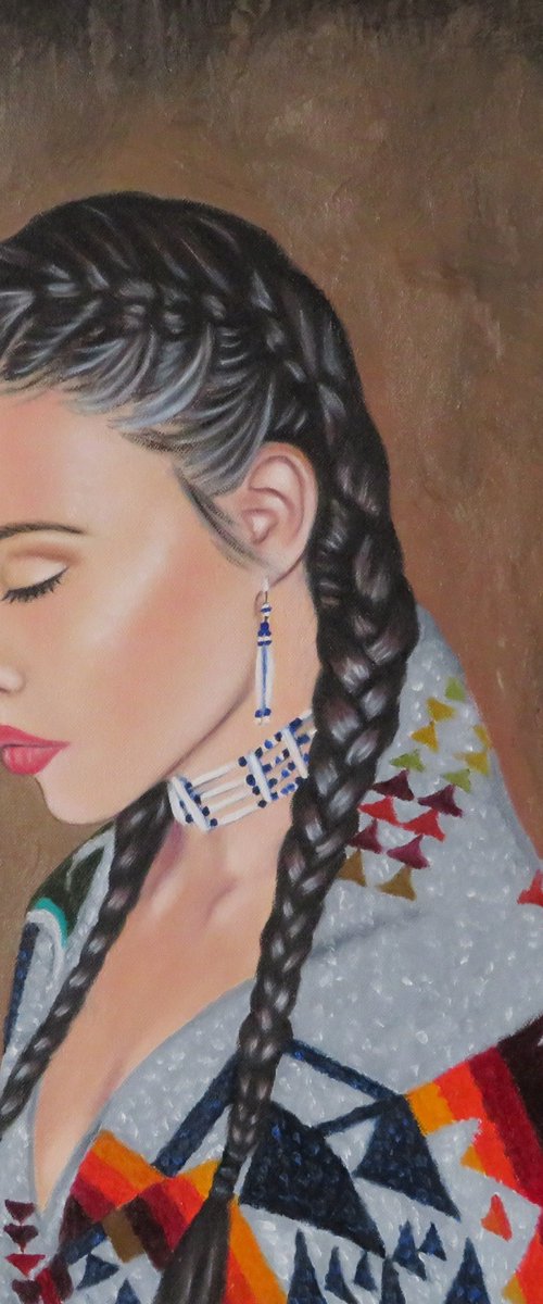 "Native American girl" by Monika Rembowska