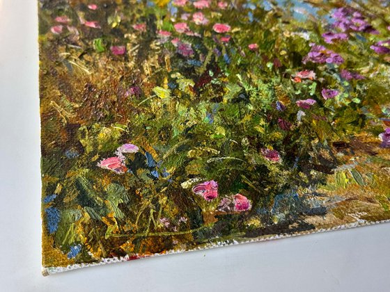 Wildflowers Above the Sea