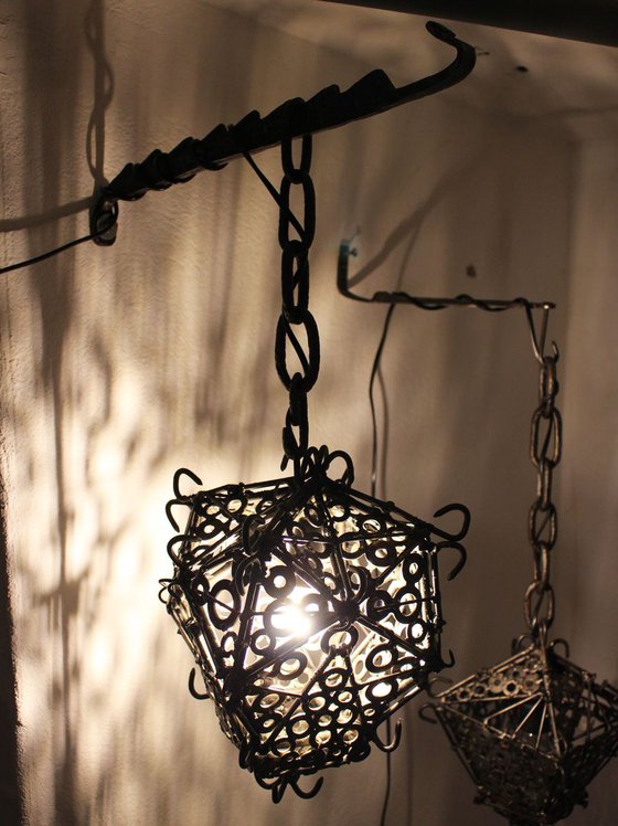 Medieval street lamp