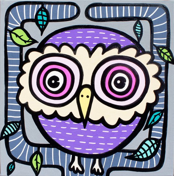 A Purple Owl