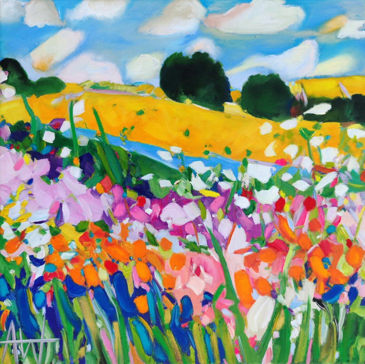 Summer Wildflowers by Angie Wright
