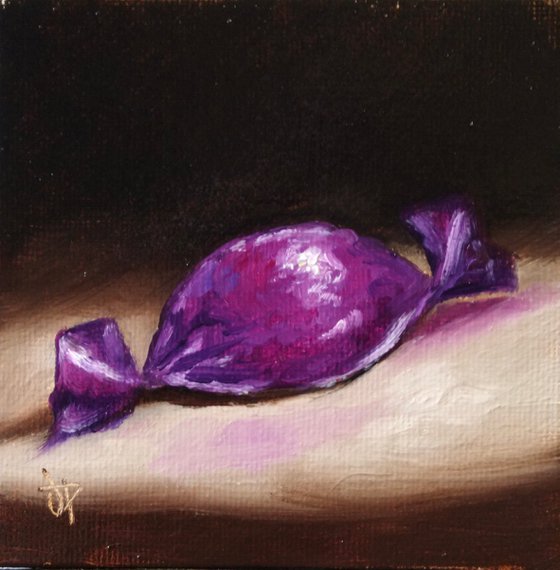 The purple one Quality street still life