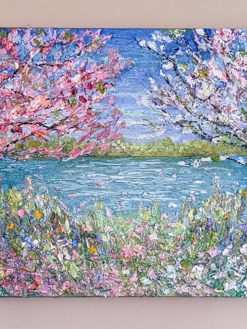 Blossom lake by Paige Castile