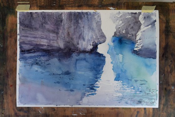 Rocks and turquise sea (Stiniva, VIs)