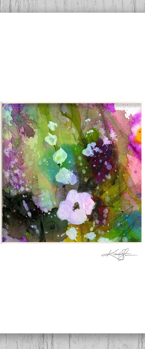 Floral Delight 40 - Floral Abstract Painting by Kathy Morton Stanion by Kathy Morton Stanion