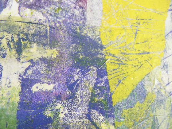 Time and tide (monoprint and chine colle)