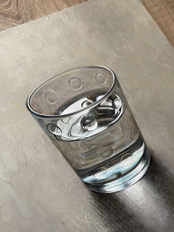 Glass of water. Still life