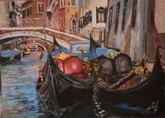 Venice. Gondolas series — II