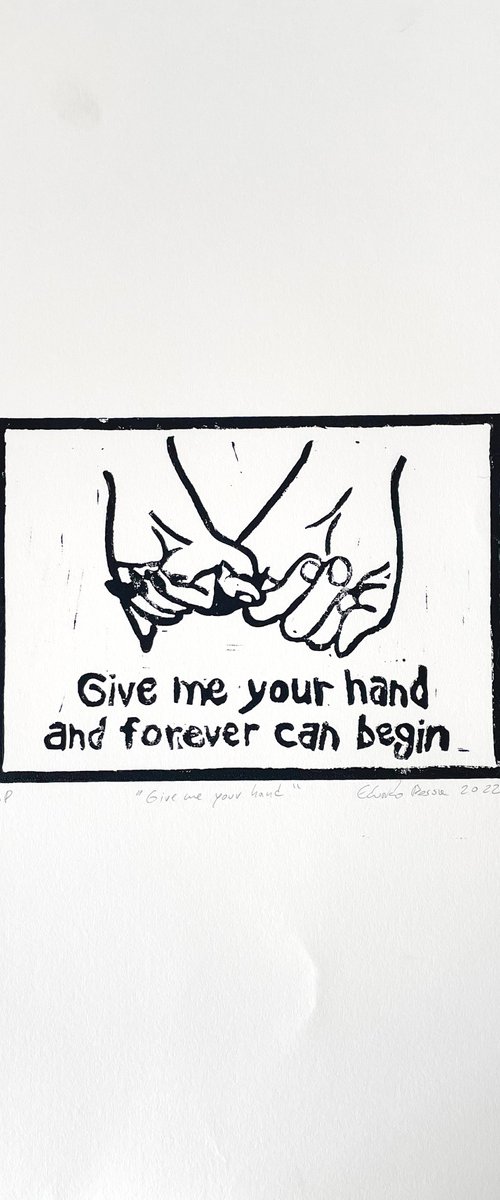 Give me your hand by Eduardo Bessa