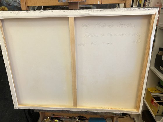 Autumn in the mountain valley