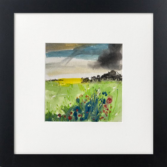 Abstract Field 1 framed