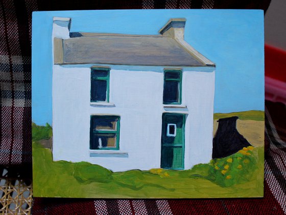 House with Green Door, Inishbofin (Donegal)
