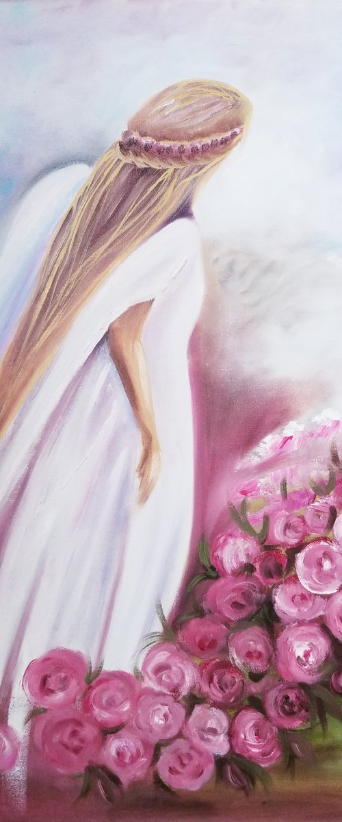 Angel watching over you. by Alexandra Tomorskaya/Caramel Art Gallery