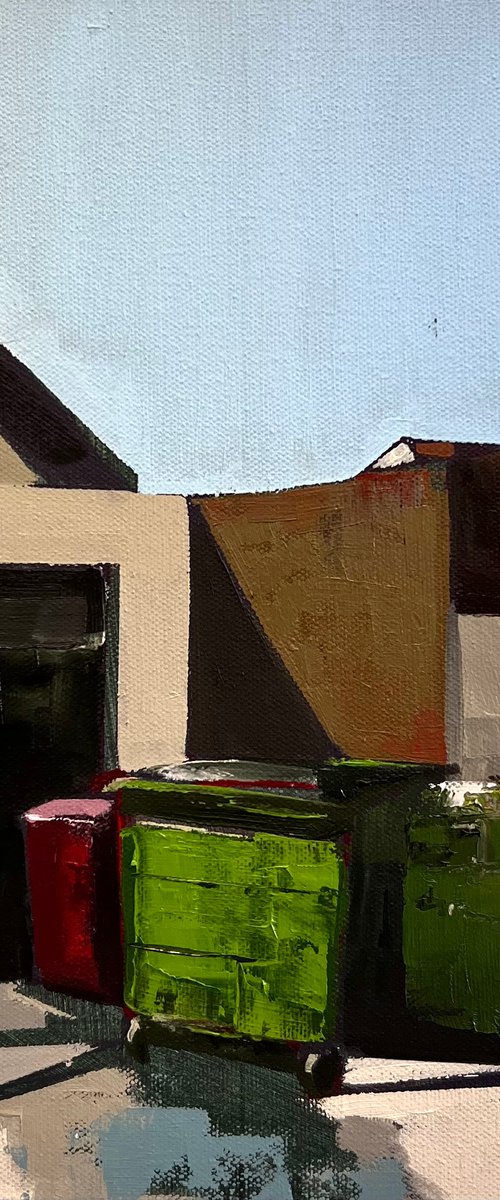Bins at the Wilpshire hotel by Simon Blackley