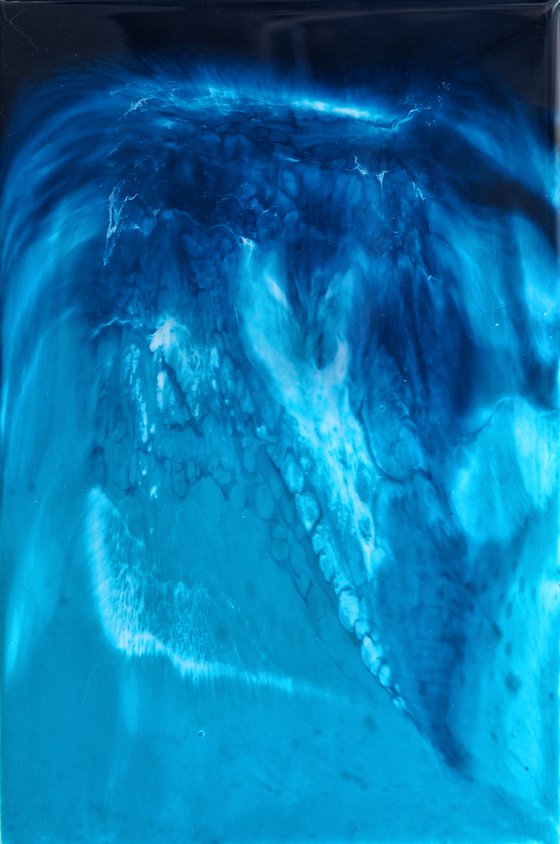 Deep blue sea - original resin artwork