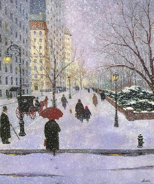 Winter on Fifth Avenue II by Patrick Antonelle