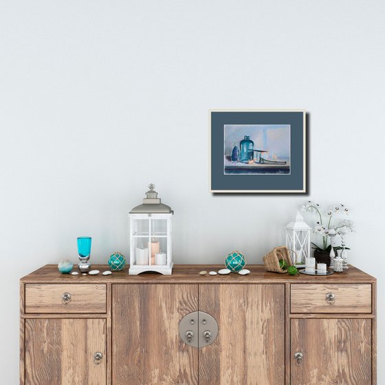 Blue Green Still Life