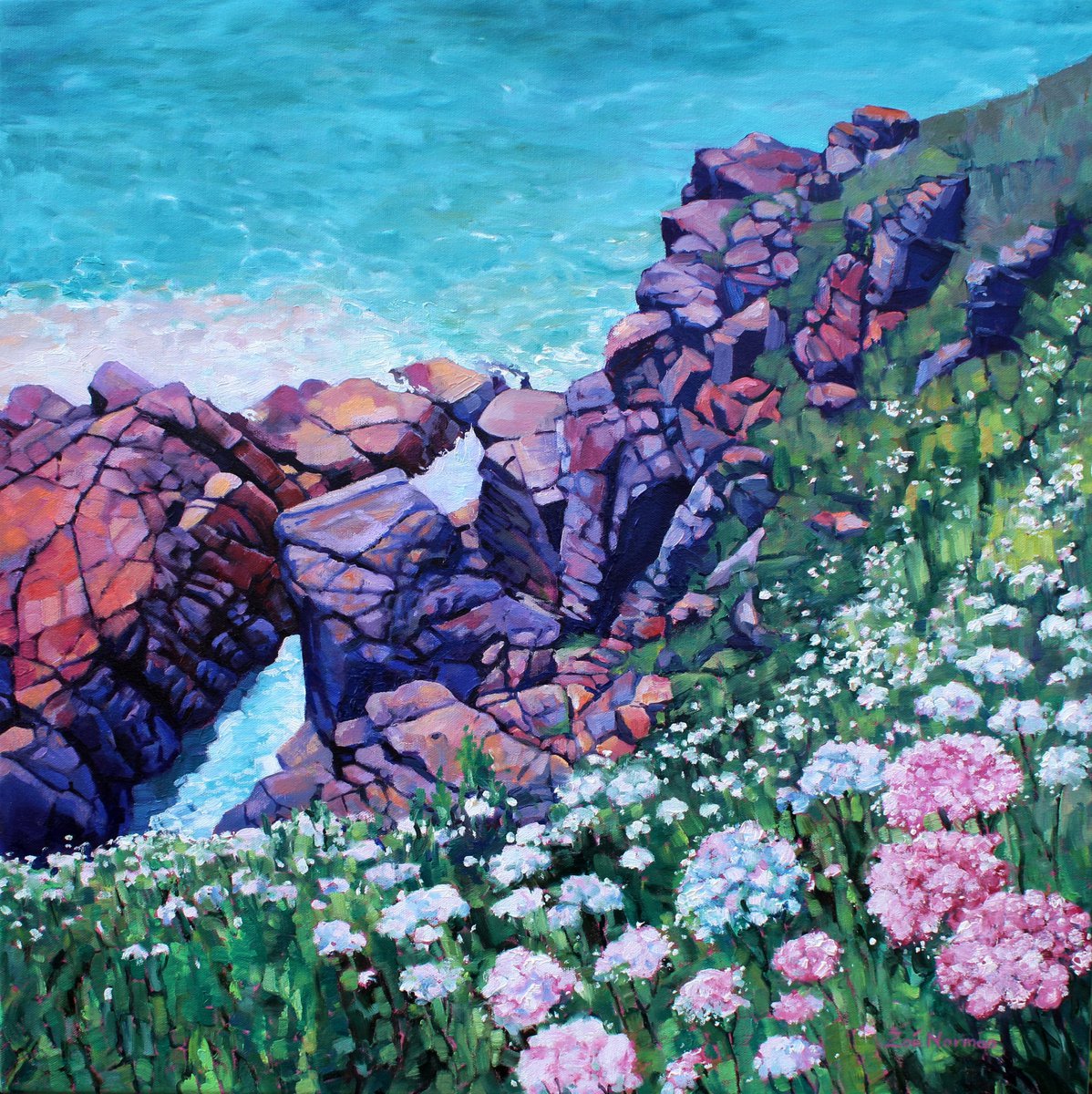 Cornish Cliffs by Zoe Elizabeth Norman