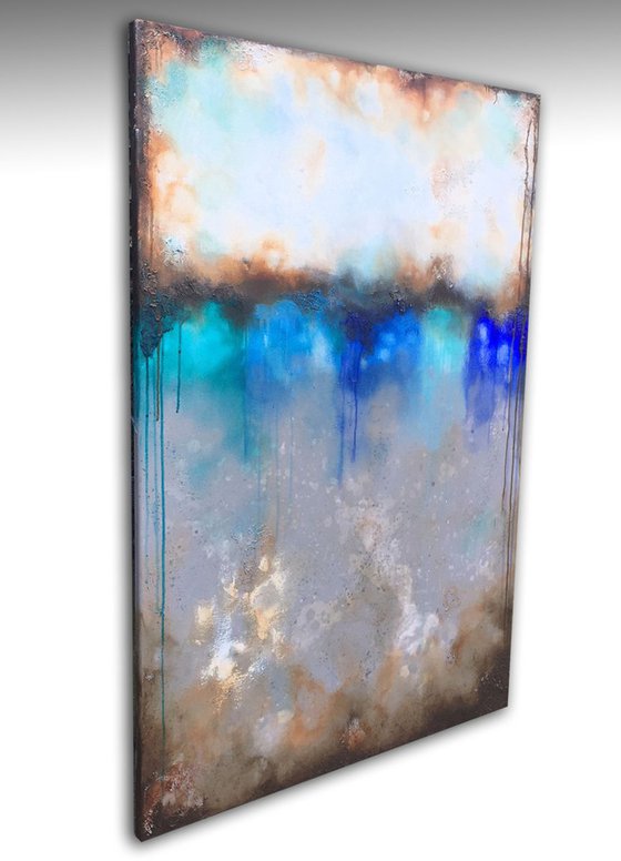 patina blues (120 x 80 cm)