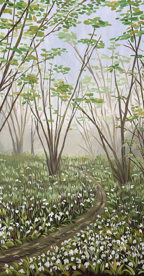 Springtime in the Woods III by Gabriele Prismantaite
