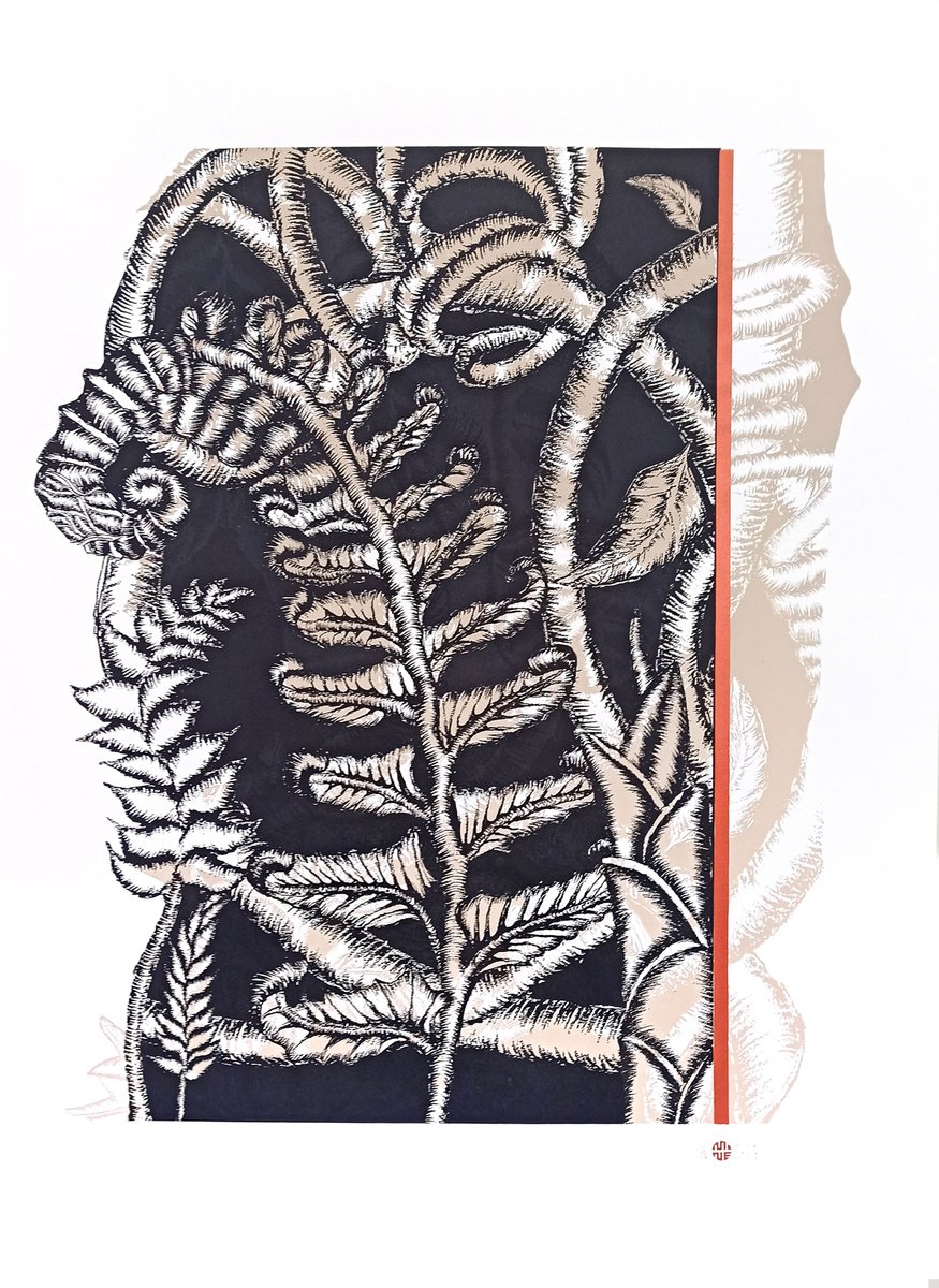 Illustrative Screenprint , Antique Life 3 By Mine Okur, 28 X 39, Artwork For Sale On Artfinder