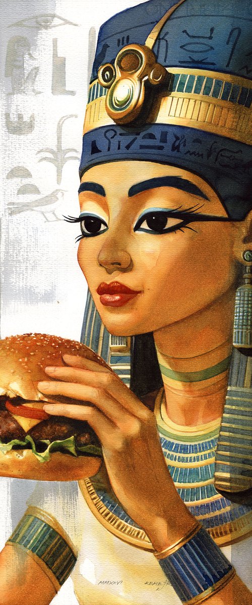 Ancient Egypt Burger by REME Jr.