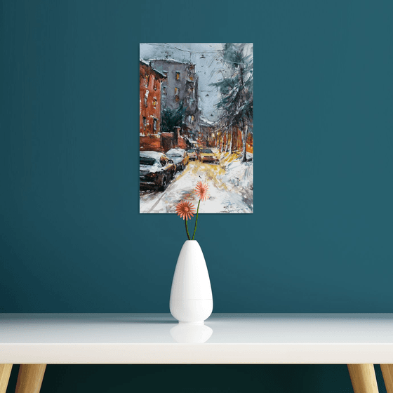 The City after the snowfall