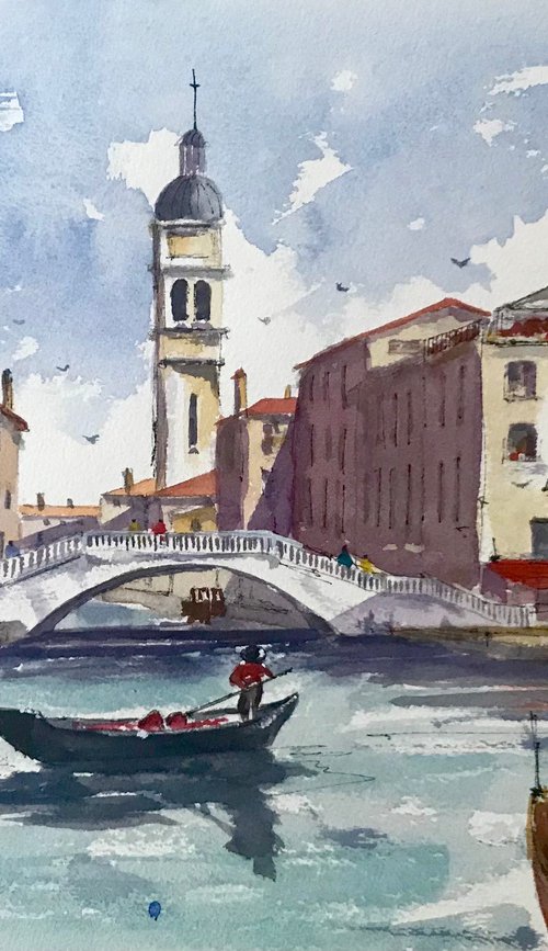 Venice,Riva Schiavoni by Brian Tucker