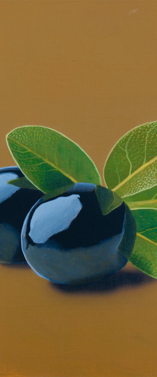 Olives and Leaves by Dietrich Moravec