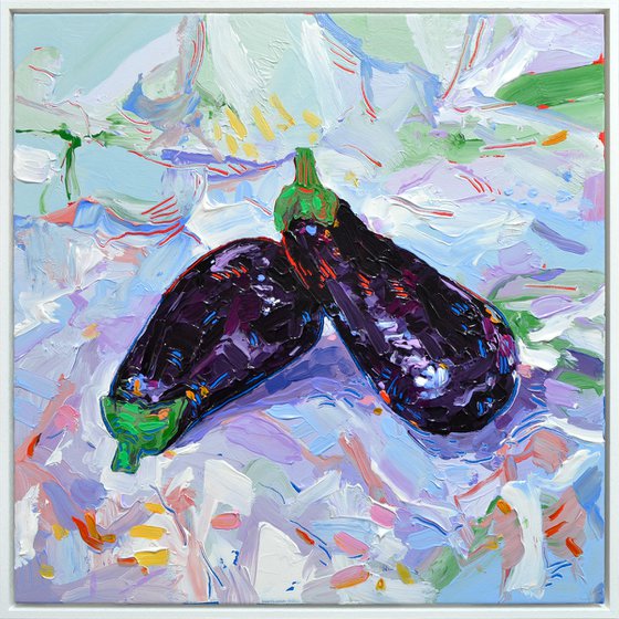 Eggplants Still Life