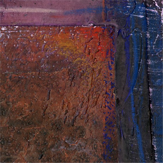 Thoughts Of The Past - Textural Abstract Painting by Kathy Morton Stanion