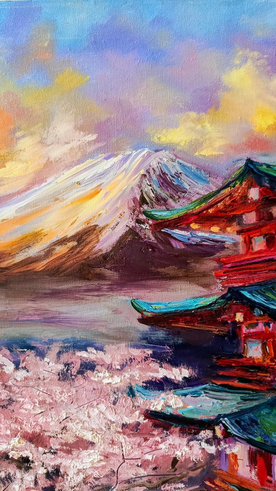 Fuji sunset