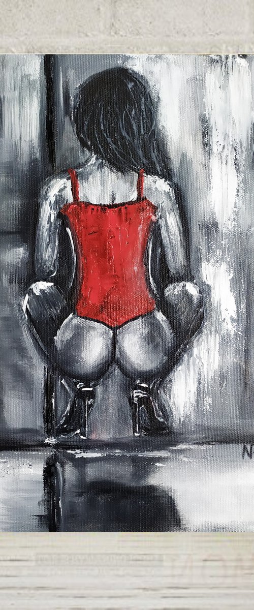 In red by Nataliia Plakhotnyk