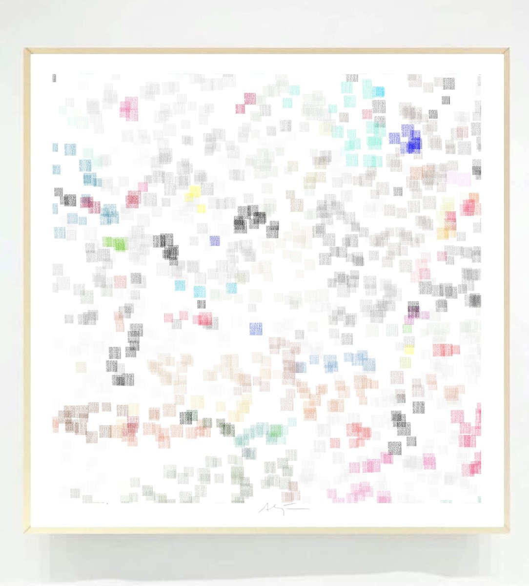 Impressionistic Giclee Print , Dots Iii By Alejos, 24 X 24, Artwork For Sale On Artfinder