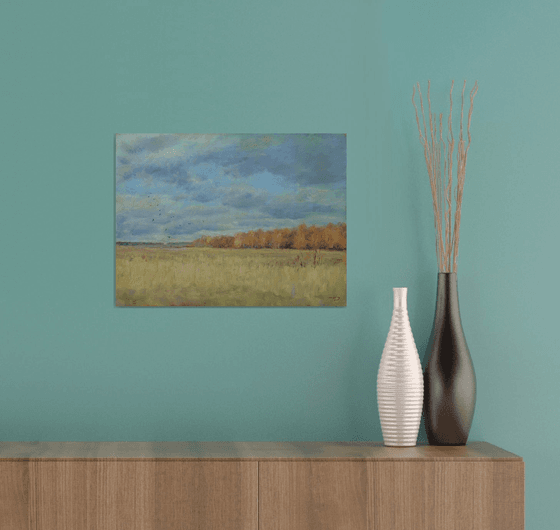 Flown Away - autumn landscape painting