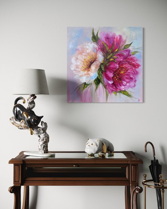 Magic peonies series - With Love